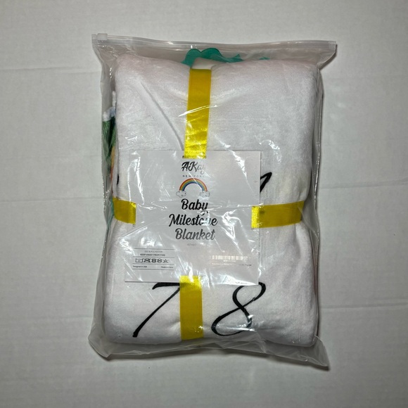 A Kay Baby Milestone Blanket - Picture 2 of 8